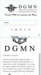 Mobile Screenshot of dgmn.cl